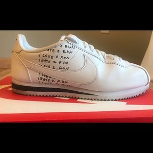 Nike White Classic Cortez ‘Nathan Bell X’ Sneaker